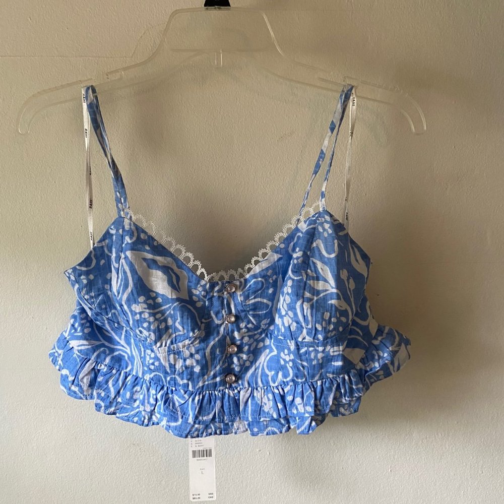 RAHI Anthropologie Cropped Tank Bralette
